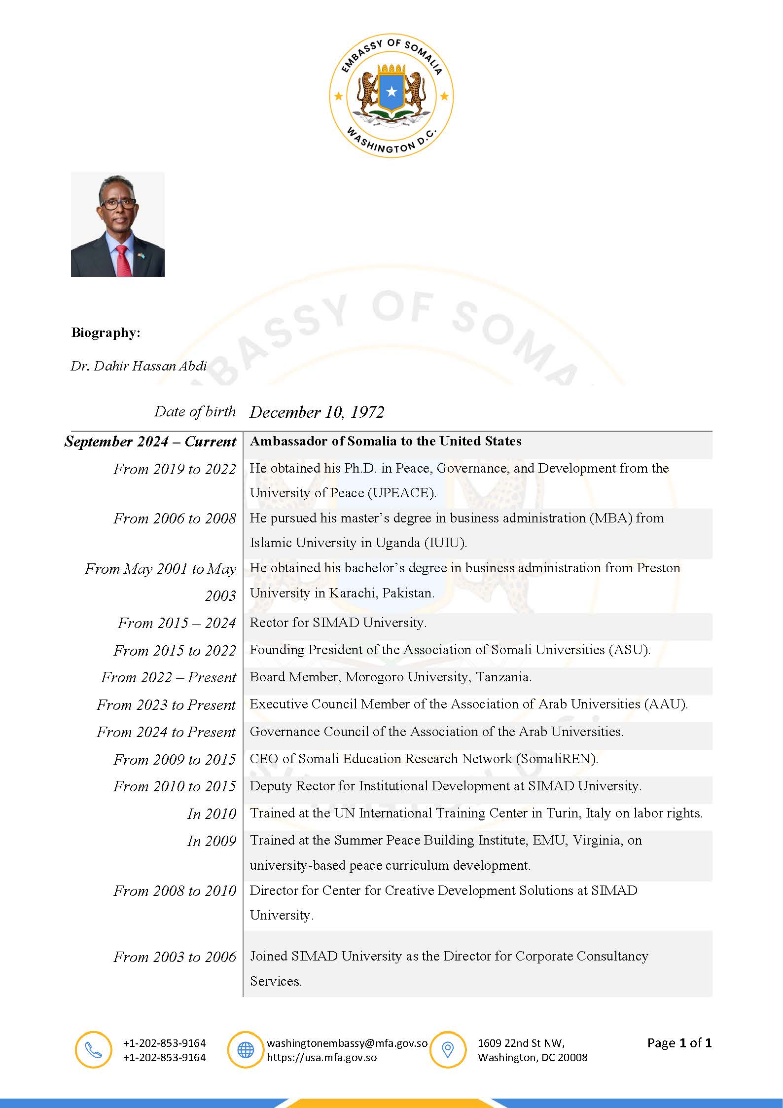 biography_somali_ambassador_usa_dahir_hassan_abdi